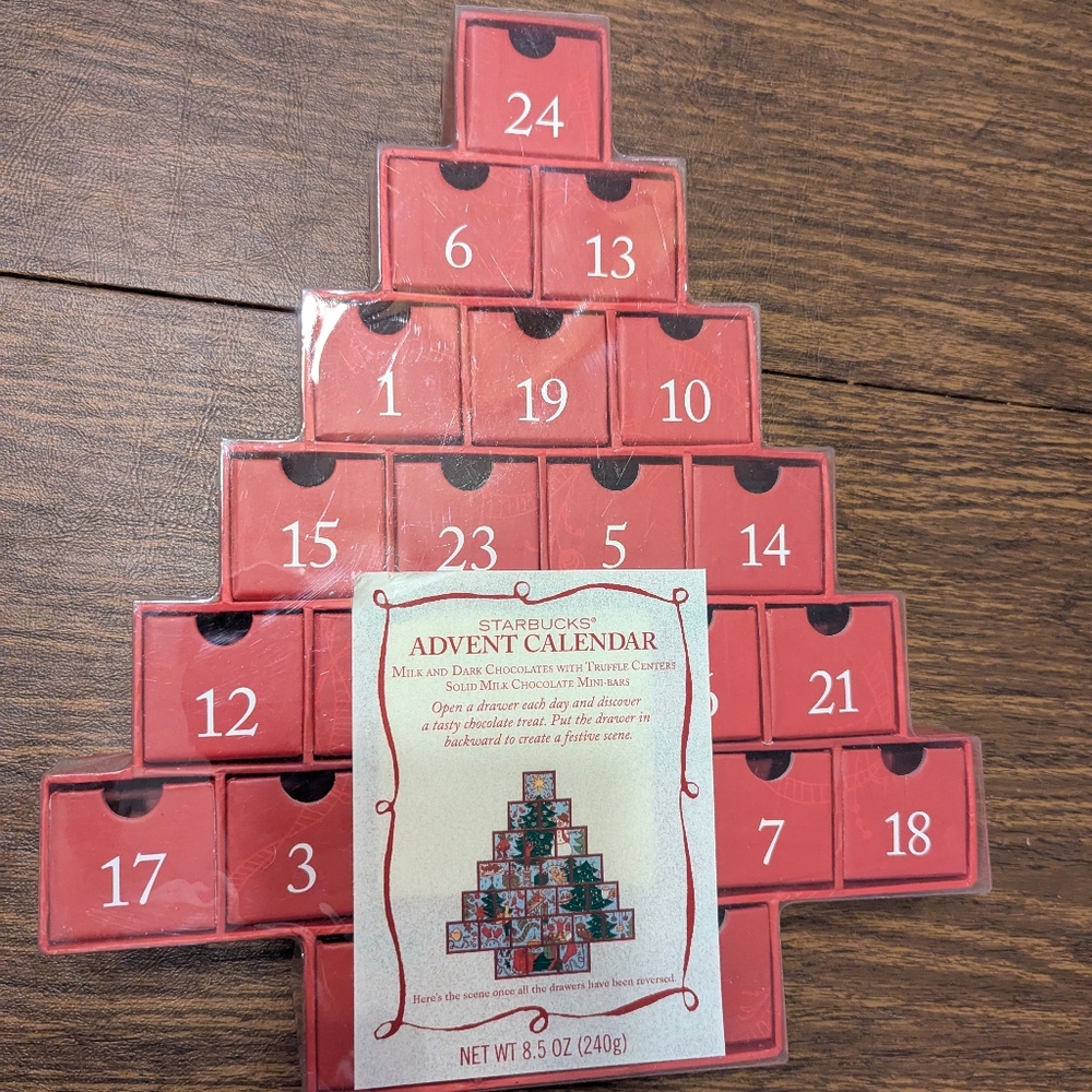 2005 Starbucks Advent Calendar *used/empty*